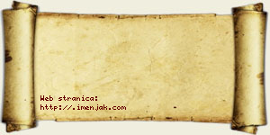 Andjelina Perišić vizit kartica